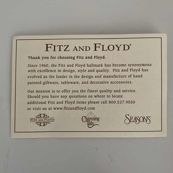 Fitz And Floyd Holiday Cheer Snack Plate & Spreader Macy’s Exclusive 🎁 🆕️ - Picture 8 of 17
